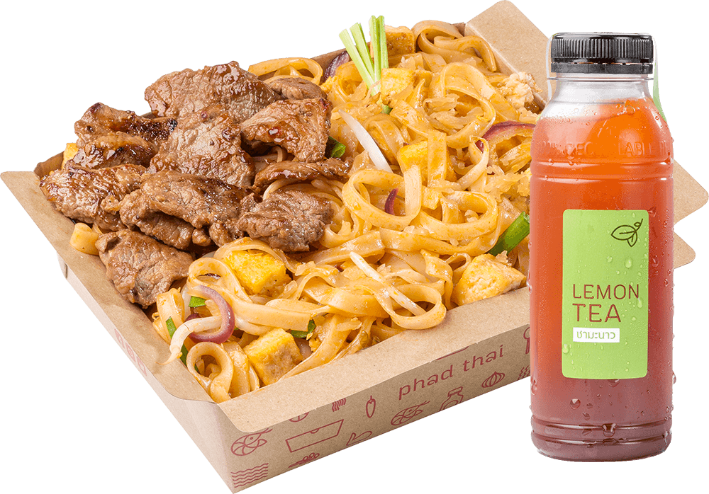 Combo B: Pad Thai Beef + Drink