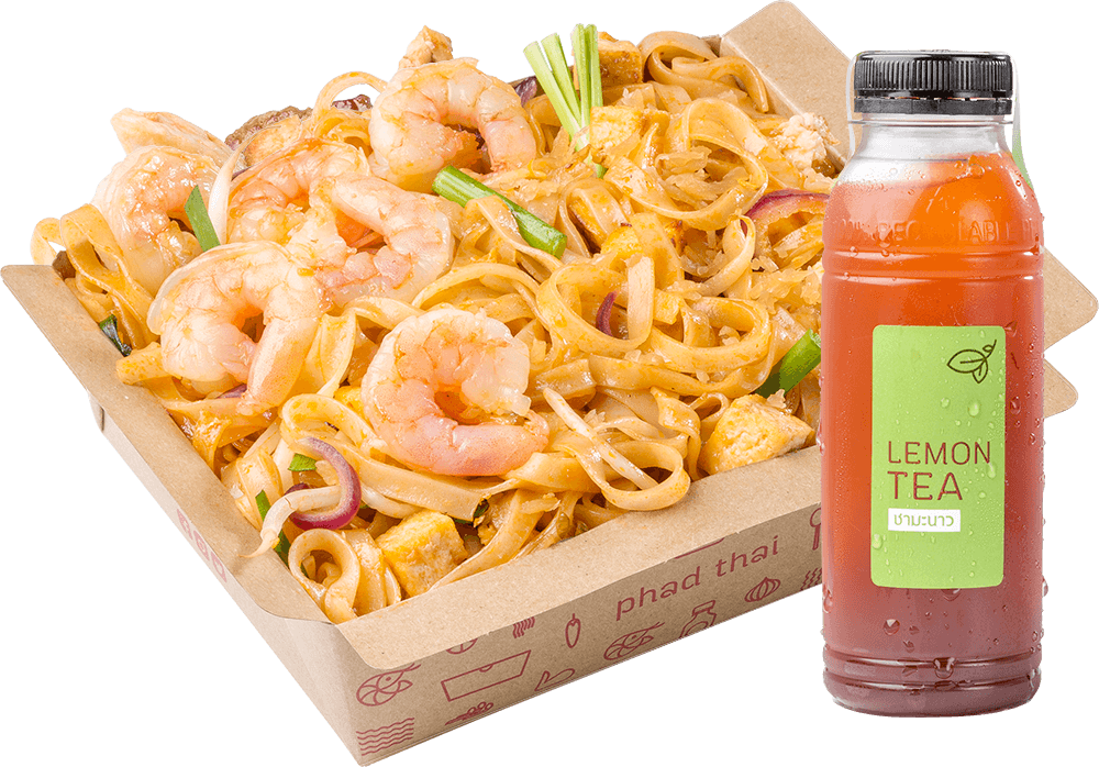 Combo C: Pad Thai Shrimp + Drink