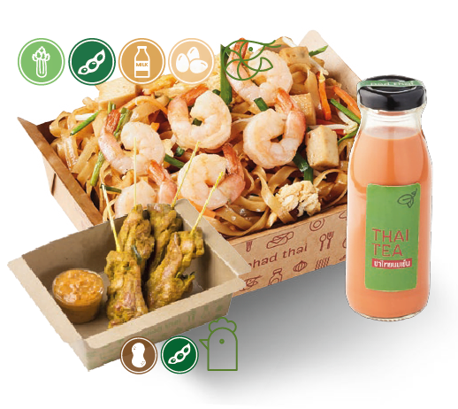 Big Meal 3 : Pad Thai Shrimp + Snacks + Drinks“>		<div class=